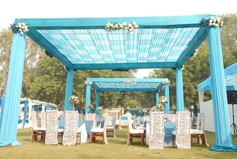 Pavilion Canopy Setup